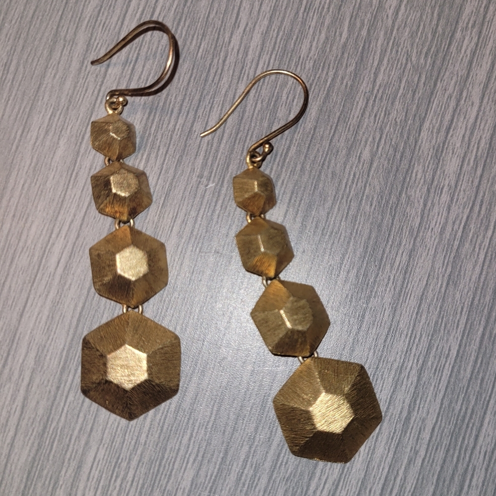 Matte Gold plated earrings